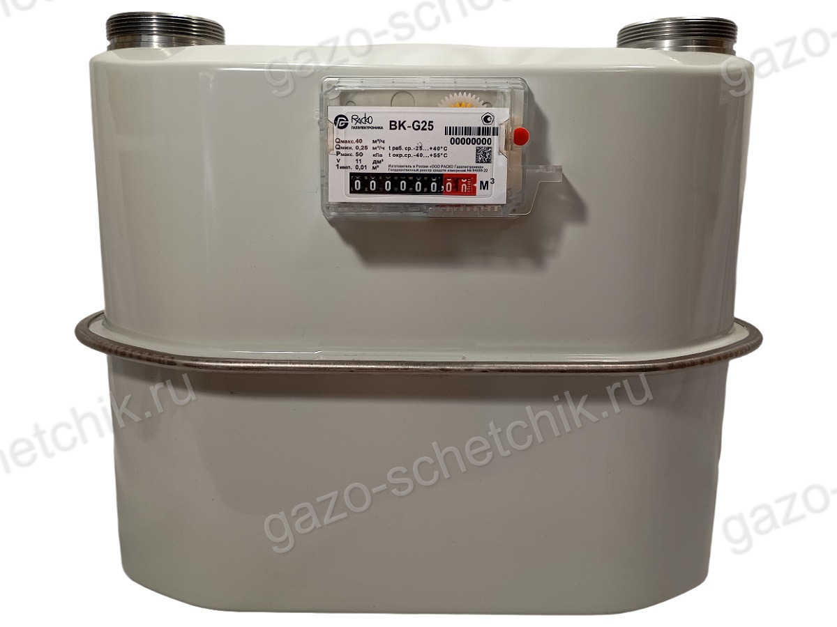 Газовый счетчик ВК G25 Газовый счетчик ВК G25